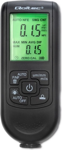 Digitale lakdiktemeter met LCD-display 0–2000 µm