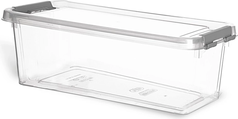 Plastic bewaardoos met deksel Multi Long 1,2 l