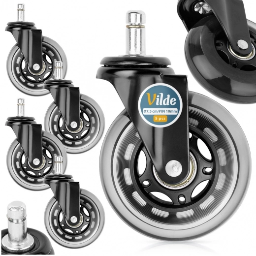 Stille en soepele loop op harde vloeren