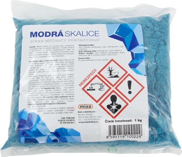 Kopersulfaat 1 kg – koper(II)sulfaat voor zwembaden en hout