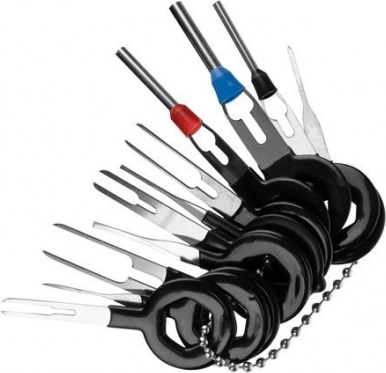 Gereedschap voor werken met clips, connectoren en pinnen