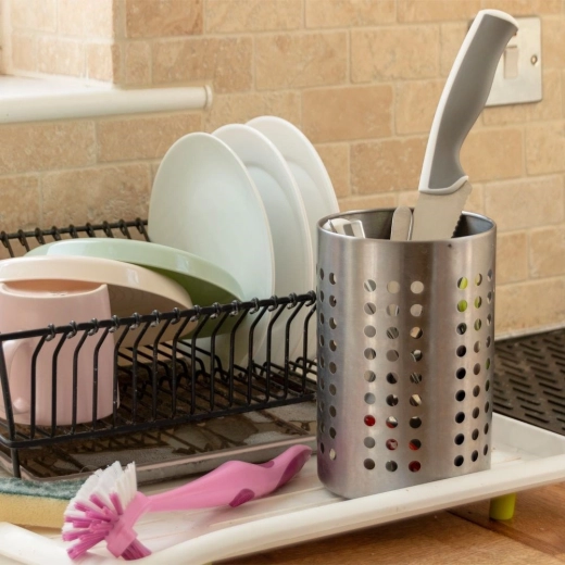 Orde op het aanrecht en in het afdruiprek