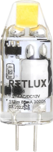 LED-lamp Retlux G4 1,2 W 12 V warm wit