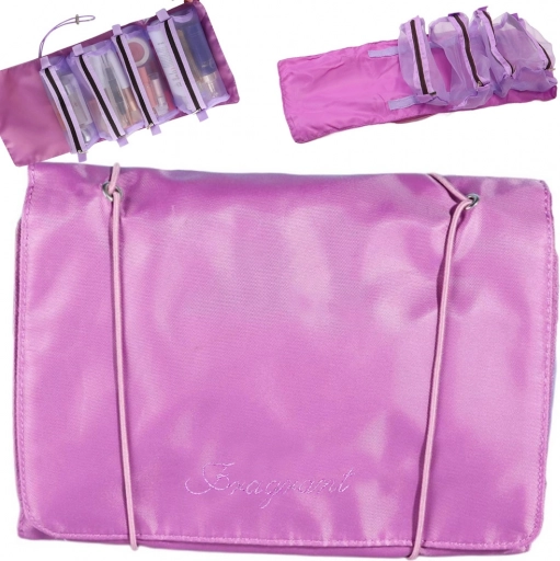 Reis-hangende cosmetica-organizer 4-in-1 met transparante vakken