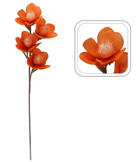 Realistische bloemen met zachte textuur