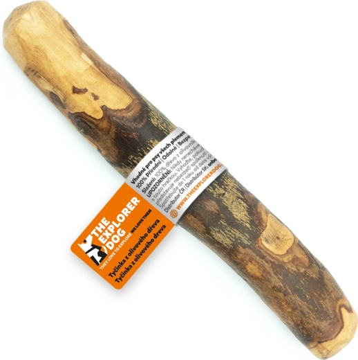 Explorer dog kauwstick van olijfhout voor honden maat M