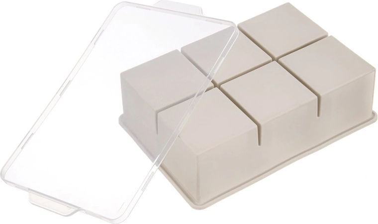 Eenvoudig uitnemen dankzij flexibele siliconen