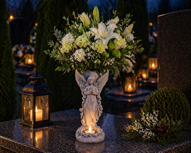 LED-kaarsje met warm licht en flikkering