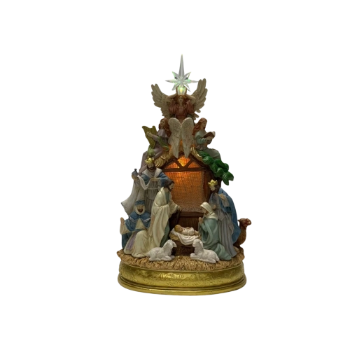 Magische kerstster met veranderende kleuren