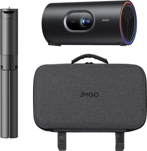 JMGO PicoPlay+ draagbare projector met statief en batterij