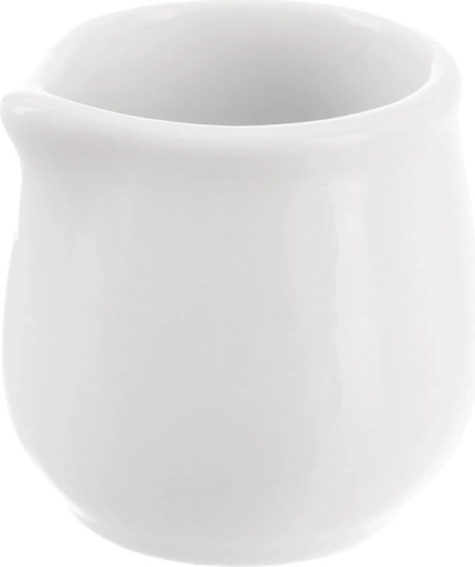 Porseleinen melkkannetje Mona wit 20 ml