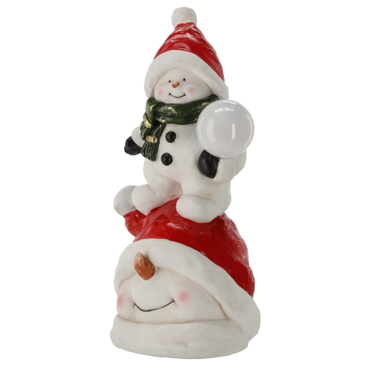 Klassiek sneeuwmanmotief