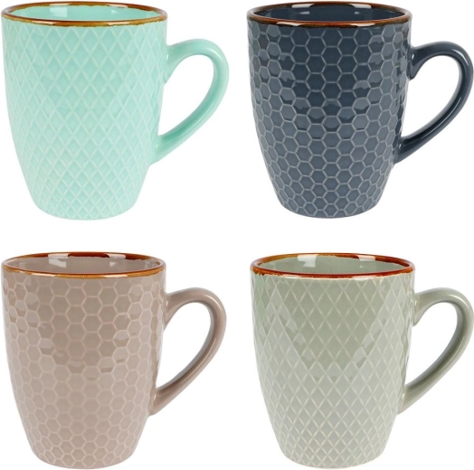 Stijlvol reliëfdesign in verschillende kleuren