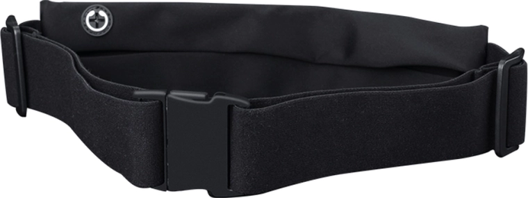 Doorvoer voor oortjes en reflecterend logo