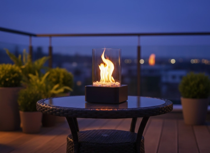 Veilig glazen scherm en stabiele basis