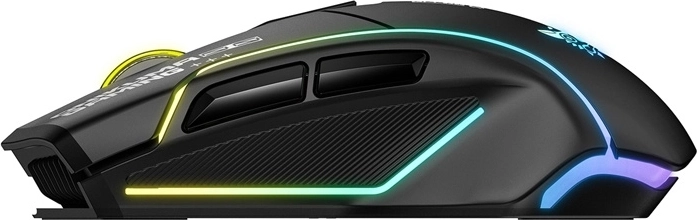 Ergonomische vorm en RGB-stijl