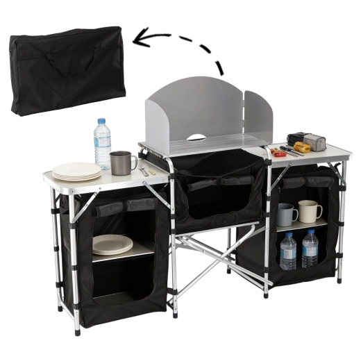 Compact op te bergen en klaar voor onderweg