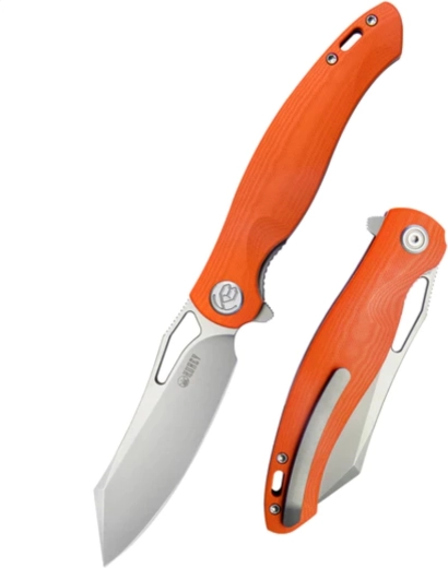 Kubey Drake zakmes 9,5 cm, oranje G10