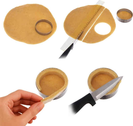 Makkelijk werken met deeg en strakke randen