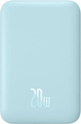 Baseus magnetische powerbank 6000 mAh 20W blauw
