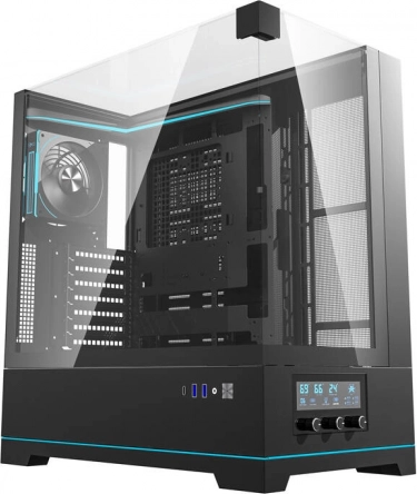 Computerbehuizing Darkflash DY450 PRO met ventilator zwart