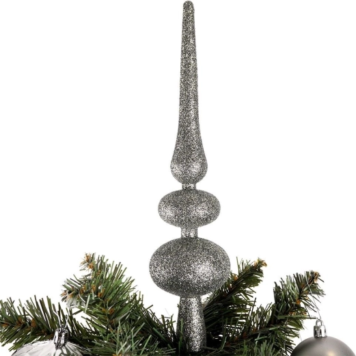 Glitterende piek van 30 cm als perfecte finishing touch