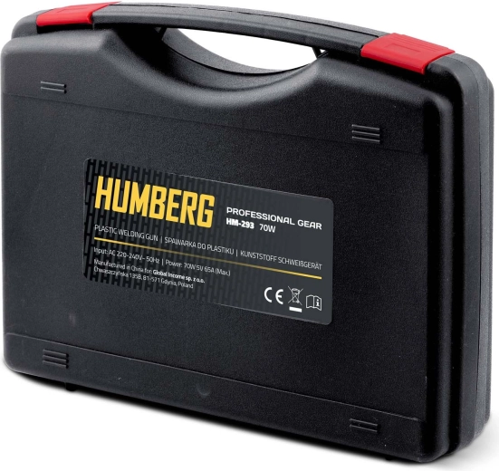 Praktische set in een stevige koffer