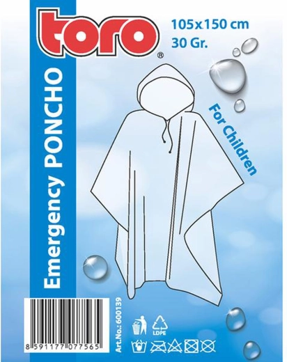 Kinderponcho-regenjas TORO