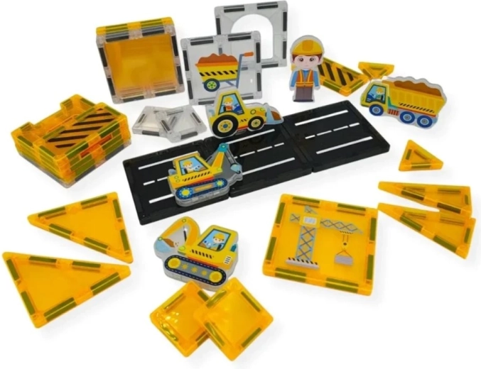 Bouwplaats boordevol accessoires