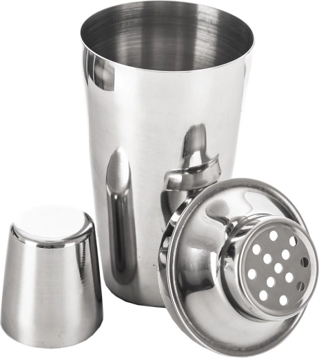 Driedelige uitvoering met zeefje voor schoon inschenken