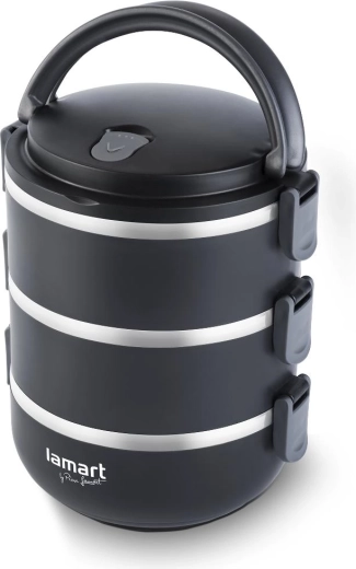 Lamart thermische voedselcontainer 1,8 l zwart