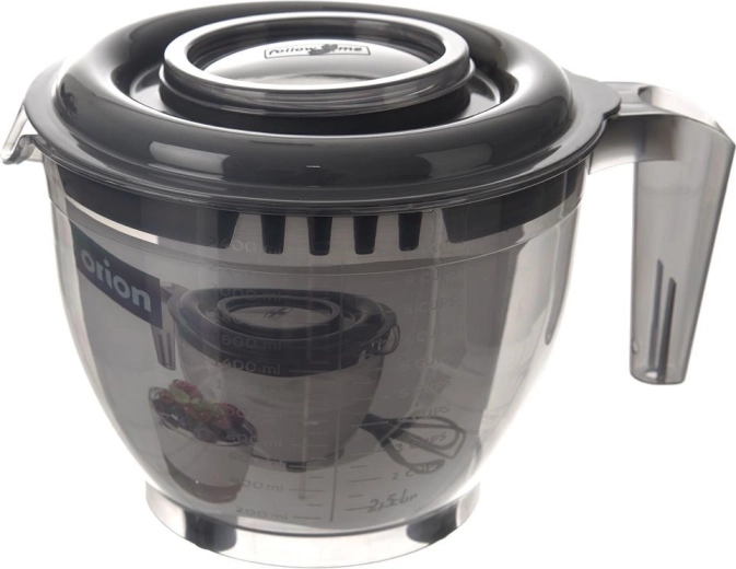 Tweedelig deksel voor schoon mengen