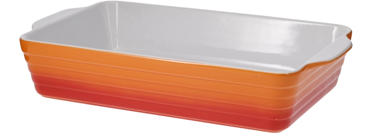 Vuurvaste ovenschaal 36 × 20,5 cm oranje