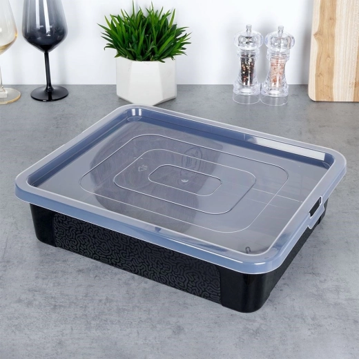 Stapelbare en veelzijdige opbergbox