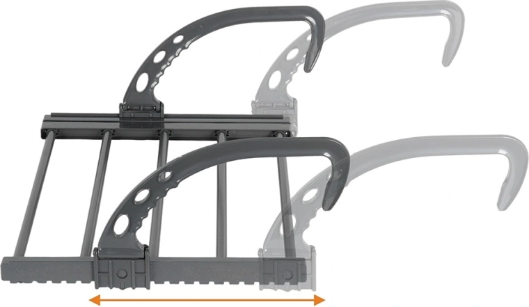 Verstelbare breedte 45–83 cm