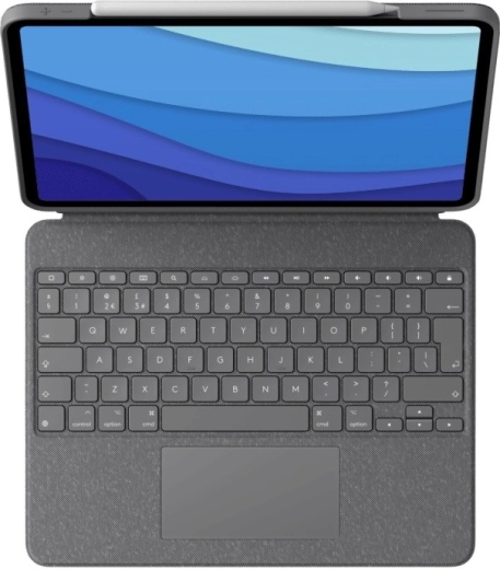 Toetsenbord als op een laptop en groot trackpad
