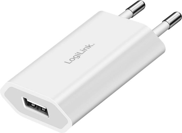 Netstroomlader USB‑A 5 W (5 V/1 A) LOGILINK