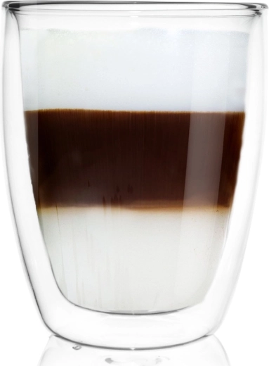 Thermoglas met dubbele wand voor latte 330 ml