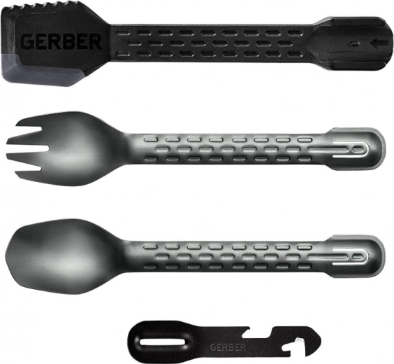 Gerber ComplEAT Cook Eat Clean Tong Onyx – multifunctioneel outdoorbestek