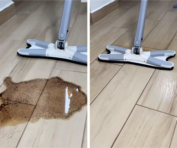 Brede werkbreedte en flexibele draaibare kop