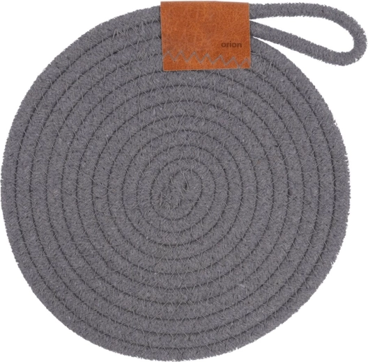 Katoenen onderzetter skandi grijs Ø 21 cm
