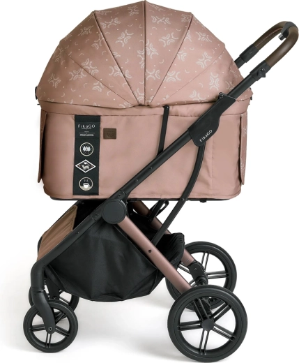 FikaGo Agile2 Bridge Bond kinderwagen voor honden en katten