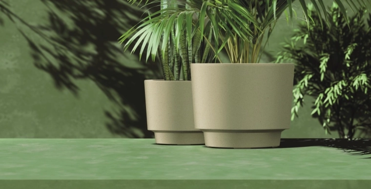 Duurzaam materiaal voor buiten en binnen