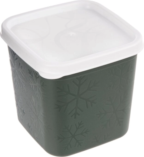 Groene vershoudbak met deksel 380 ml