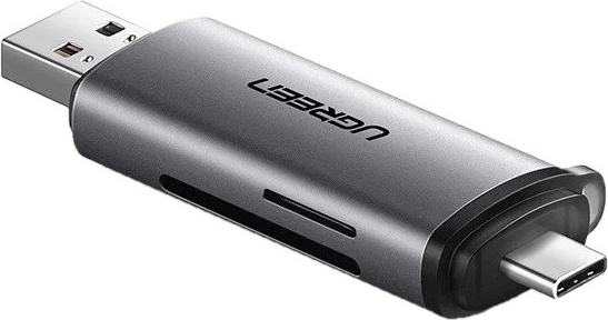 Ugreen-geheugenkaartlezer USB 3.0 en USB-C voor SD en microSD