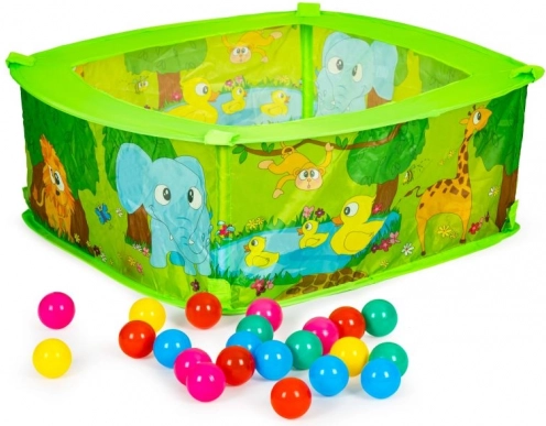 Droog ballenbad met 50 ballen