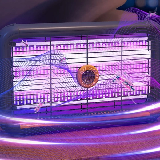 UV LED trekt insecten aan, rooster elimineert ze