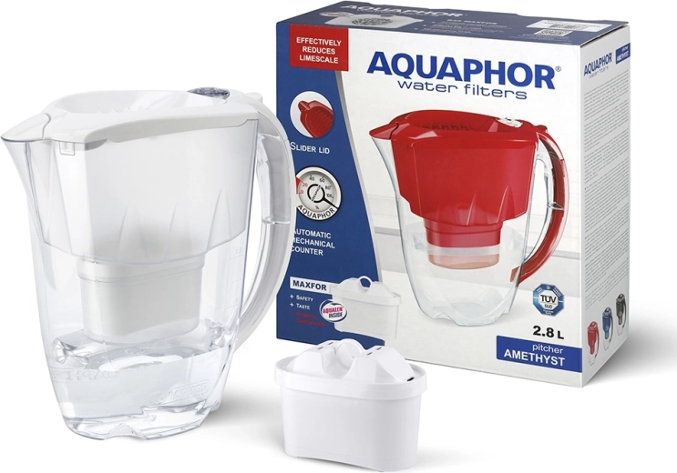 Maxfor Amethyst filterkan 2,8 l met cartridge B100-25, wit
