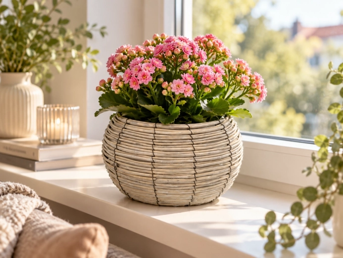 Elegante plantenpotomslag
