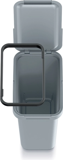 Binnenframe houdt de zak stevig vast